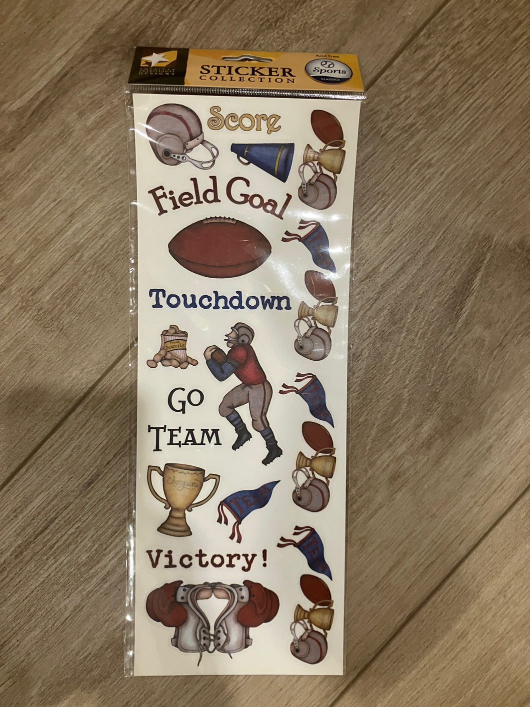 Football sticker set