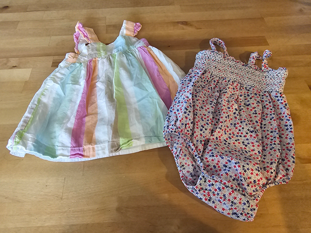 Summer outfits> Baby gap and old navy - size 6-9 Months