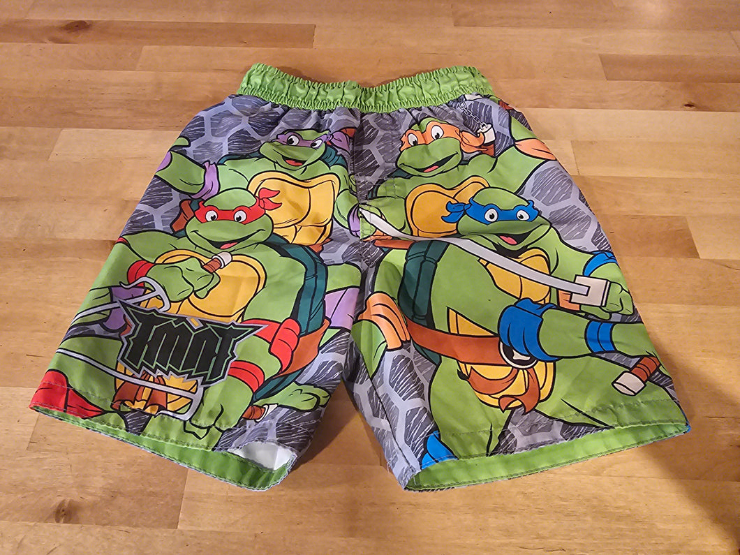 TMnt Bathing suit Has linner - size 4T/4