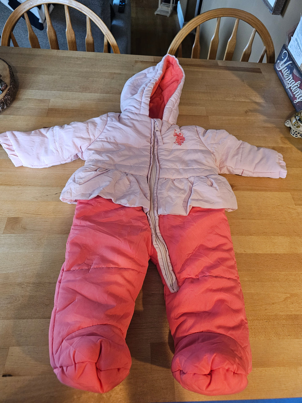U.S.Polo snow suit> Very warm fleece lined - size 3-6 Months