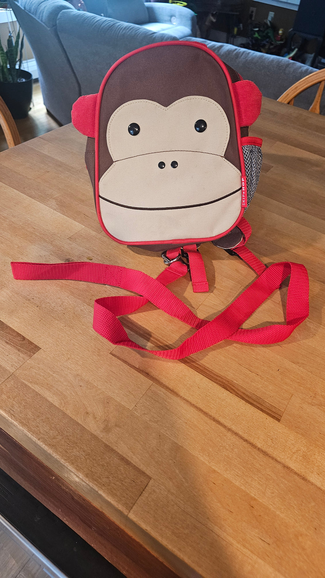 Skip Hop Monkey backpack 10L size - adjustable