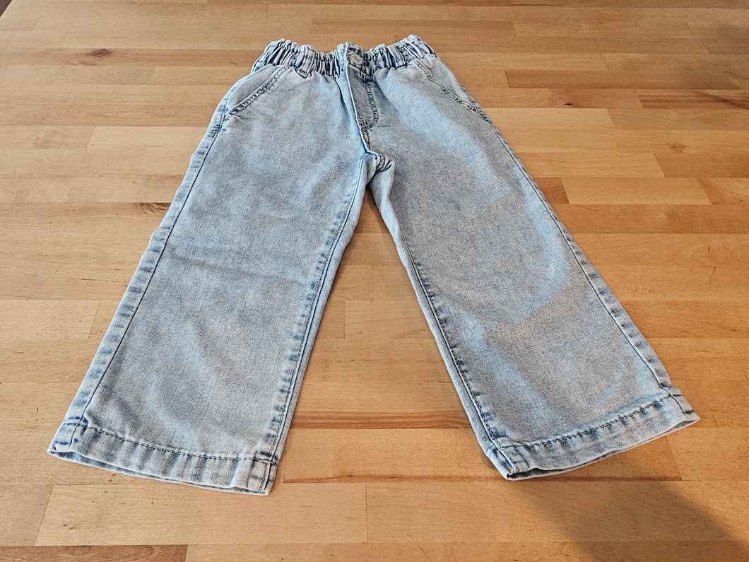 Wide leg jeans> - size 2T