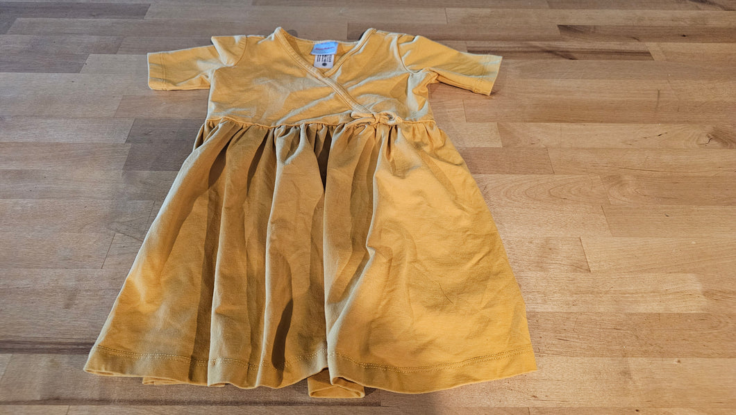 Hanna Anderson dress Yellow golden dress - size 18 Months