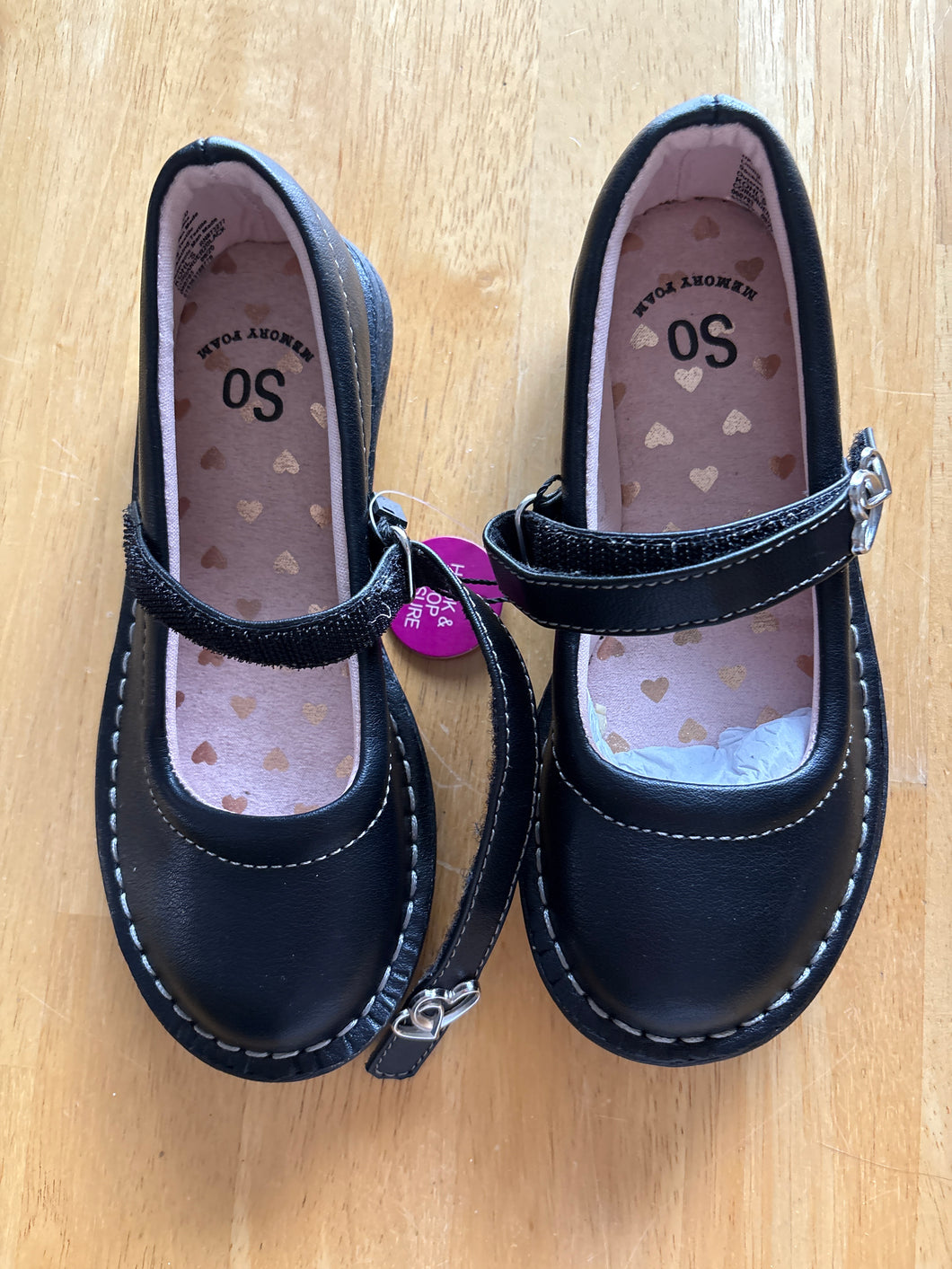 NEW SO BLACK LOAFERS - size Shoes-youth   12