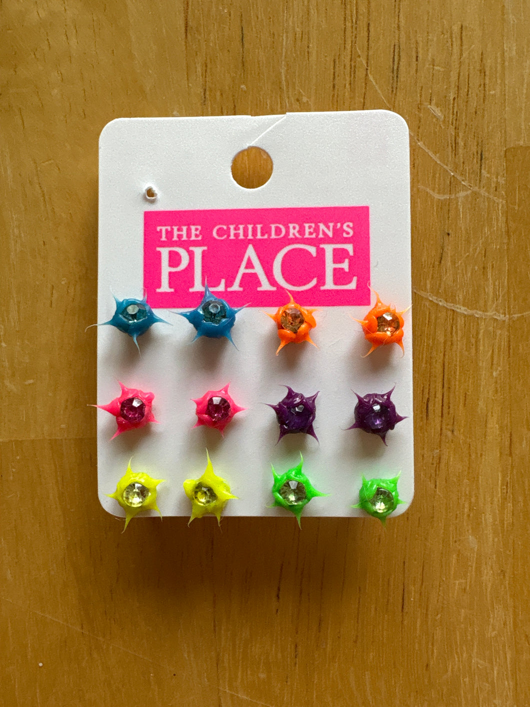 NEW CHILDRENS PLACE MULTI COLOR EARRINGS