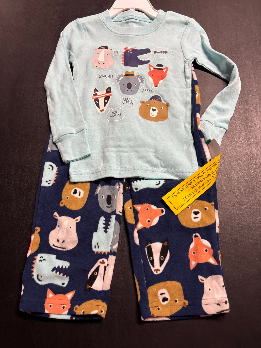 NEW CARTERS ANIMAL PAJAMAS - size 3T