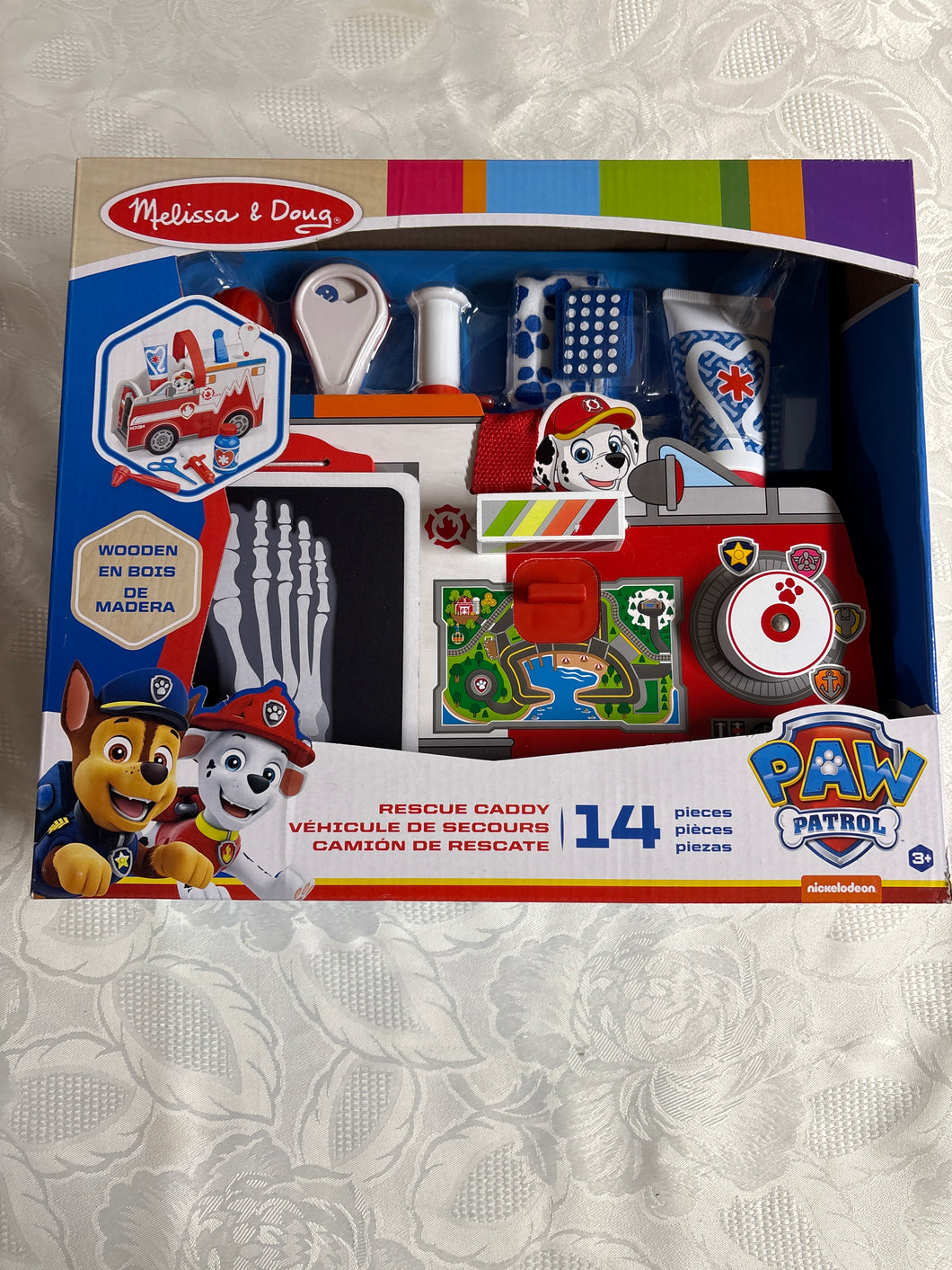 NEW MELISSA & DOUG PAW PATROL RESCUE CADDY