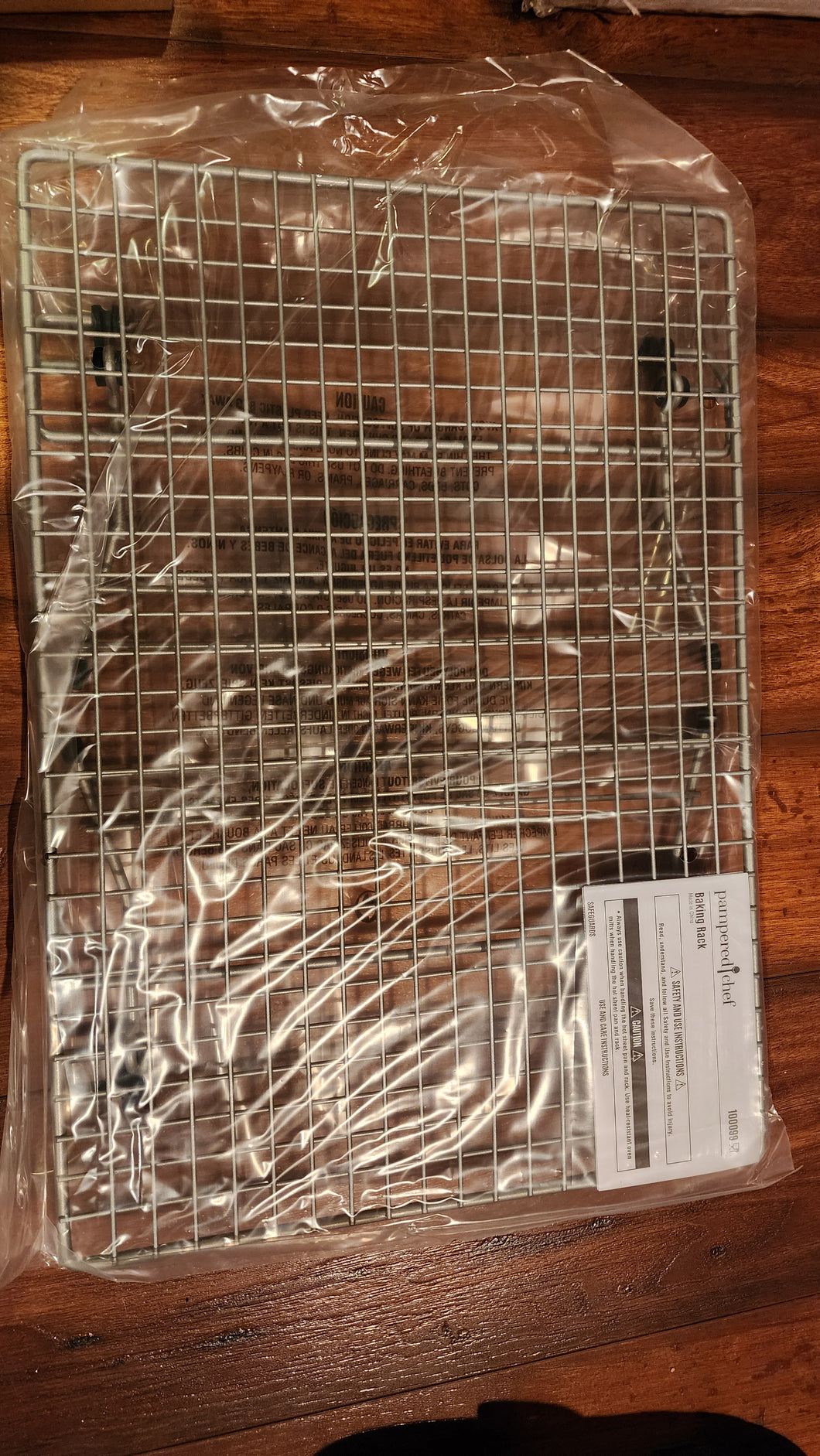 NIB Baking Rack -silver Pampered Chef