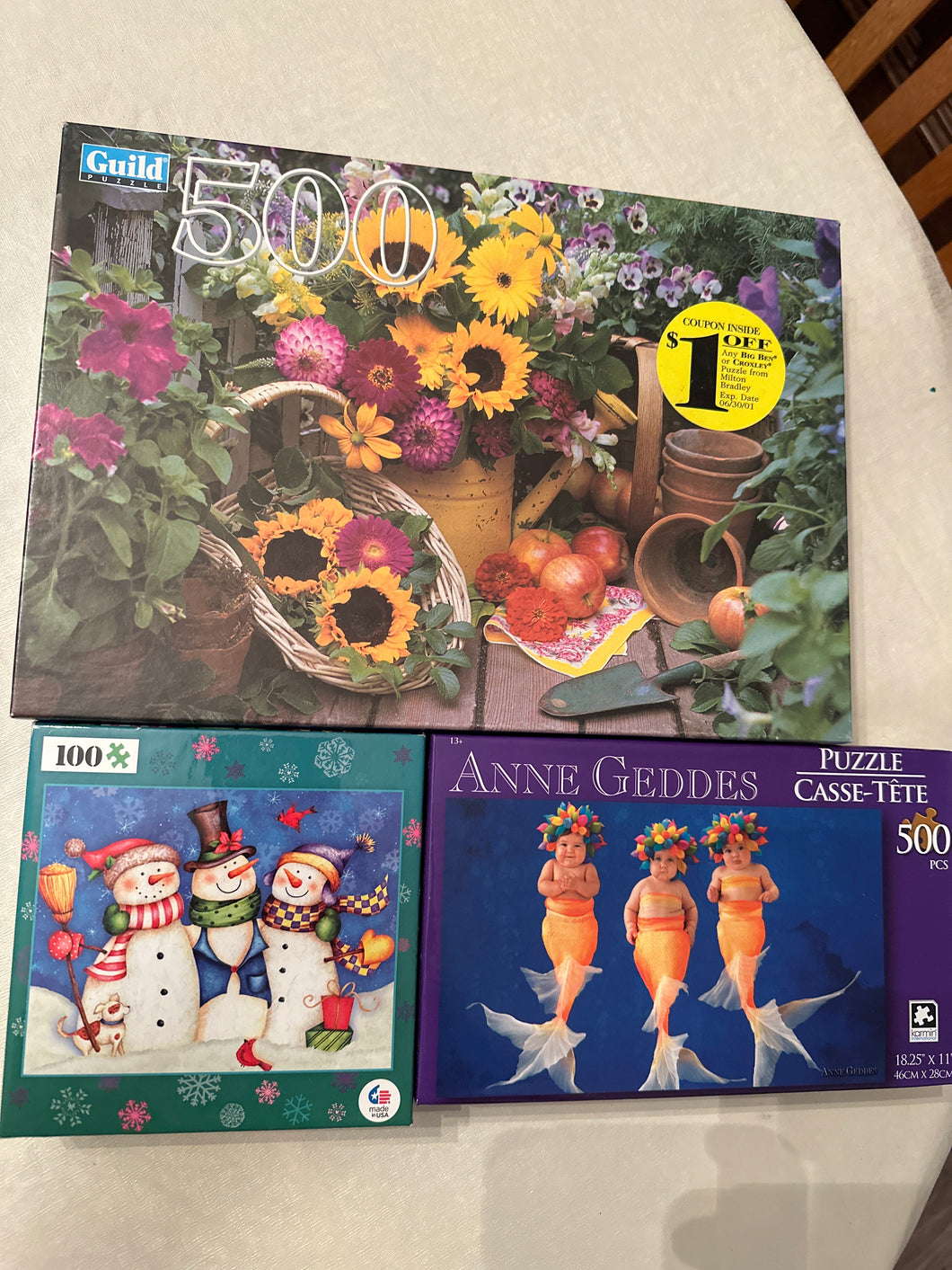 All 3 New in box Flower/snowman/mermaid