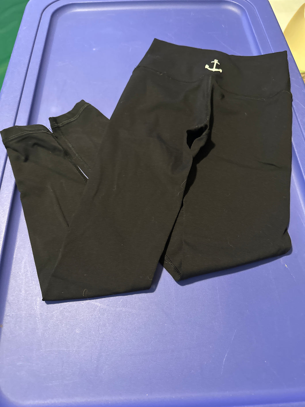 Anchor active black Black leggings - size Kids 6