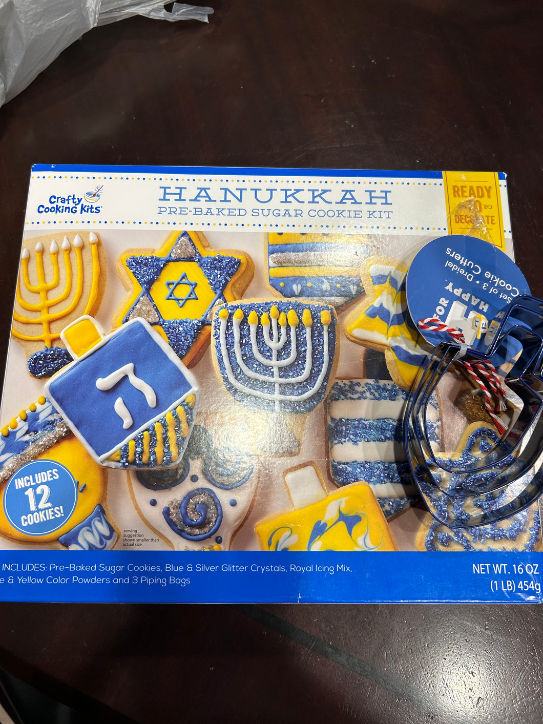 Hanukkah Cookie Kit New, never used