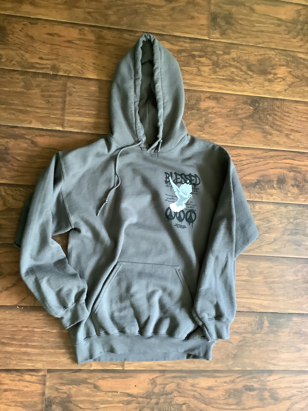 Popular hoodie Blessed grey - size Mens M