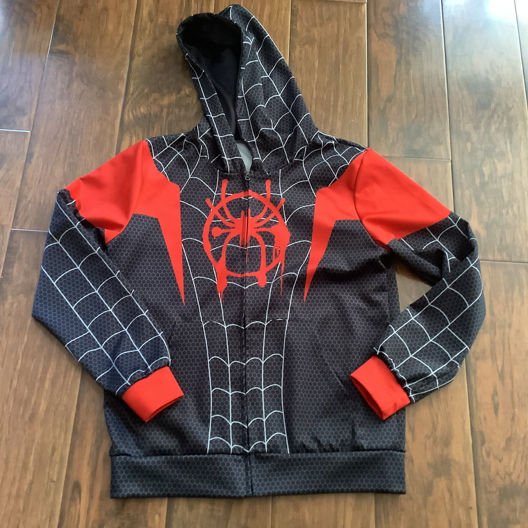 SPYDER hoodie w/ zipper black and red - size Mens M