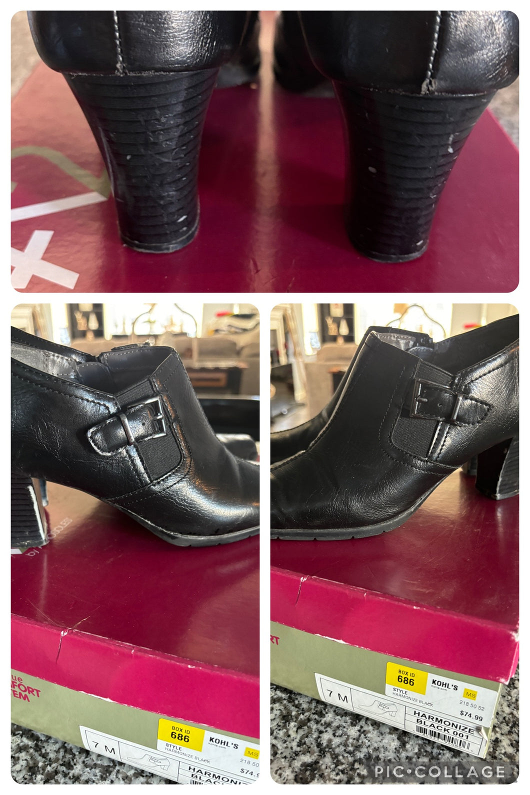 Aerosoles Harmonize Black - size Shoes-Womens 7