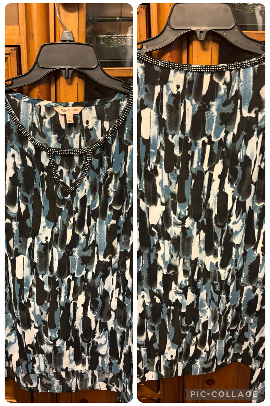 Bell Sleeves Blouse Juicy Coutour - Kohl's - size Women L (12)