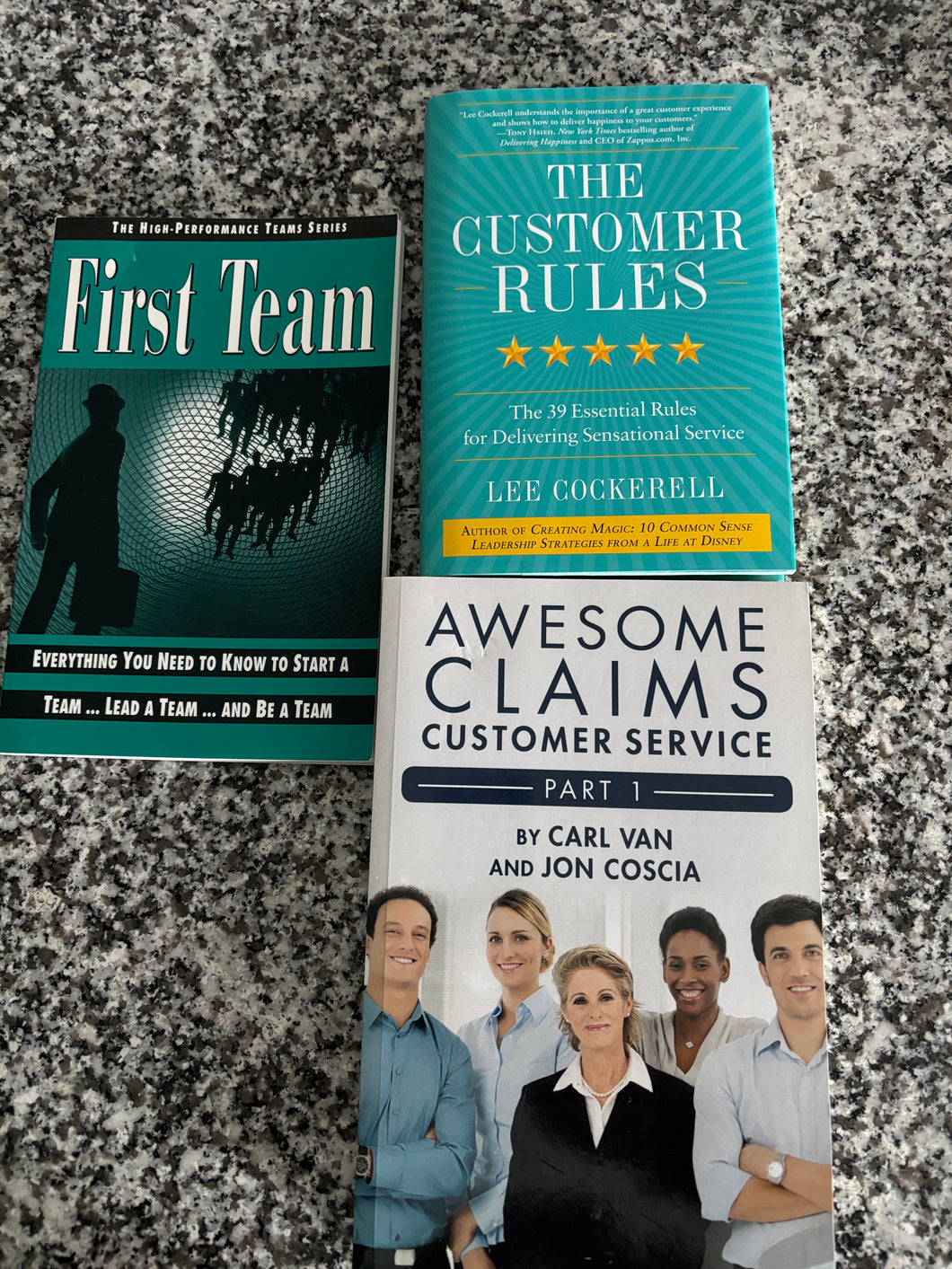 3 Book Bundle Teamwork & Customer Svc