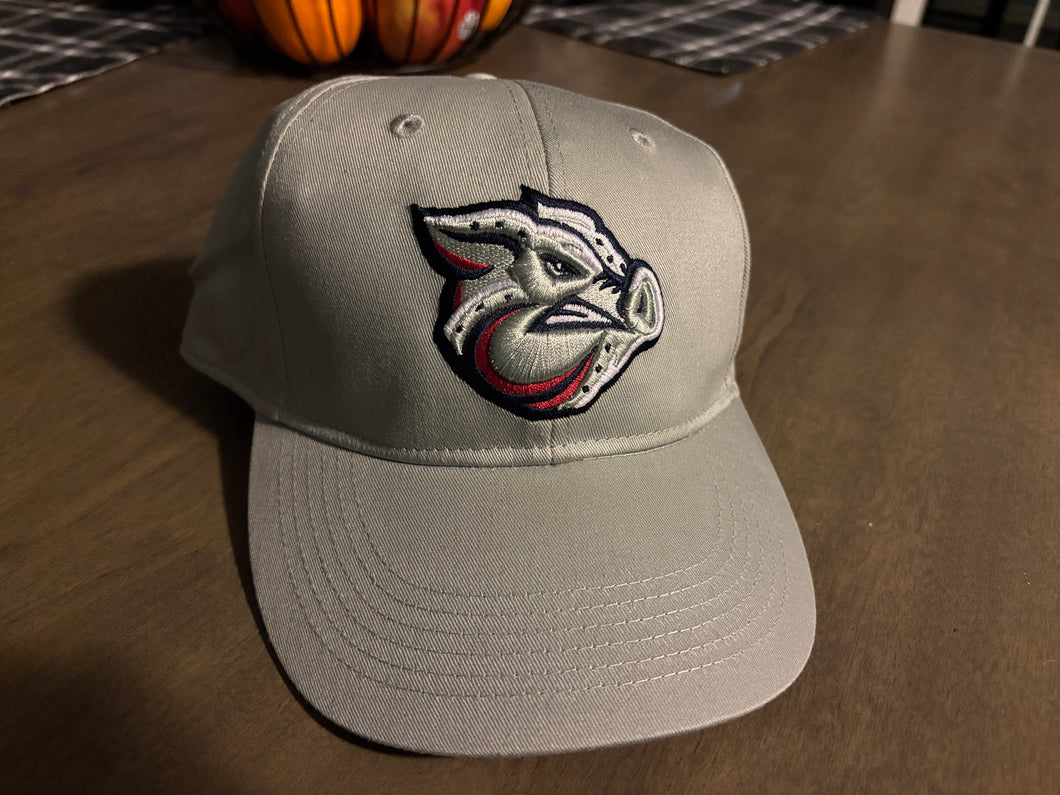 Iron Pigs Hat Gray - worn once