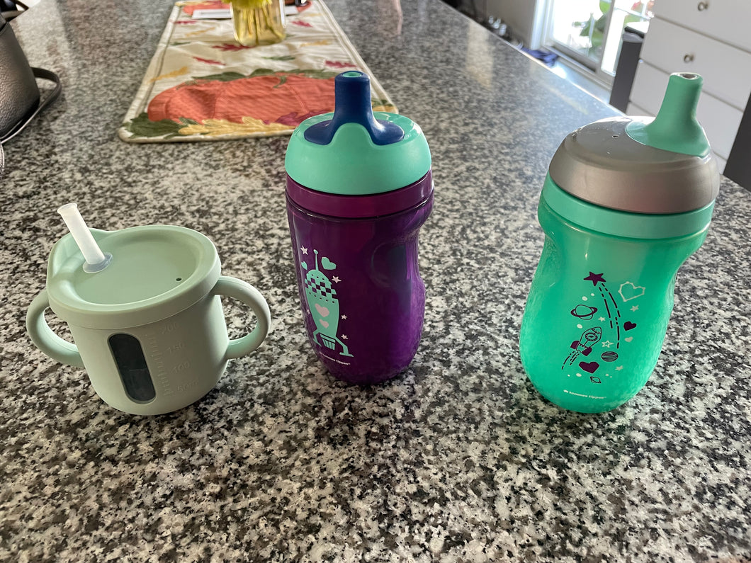 3 toddler cups