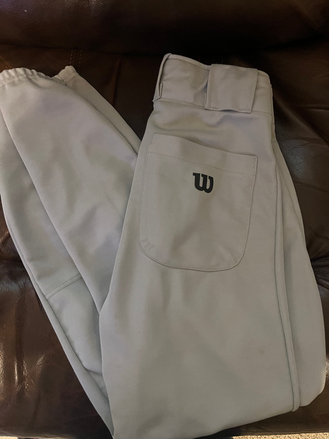 Wilson Baseball Pants Adult Small Gray
