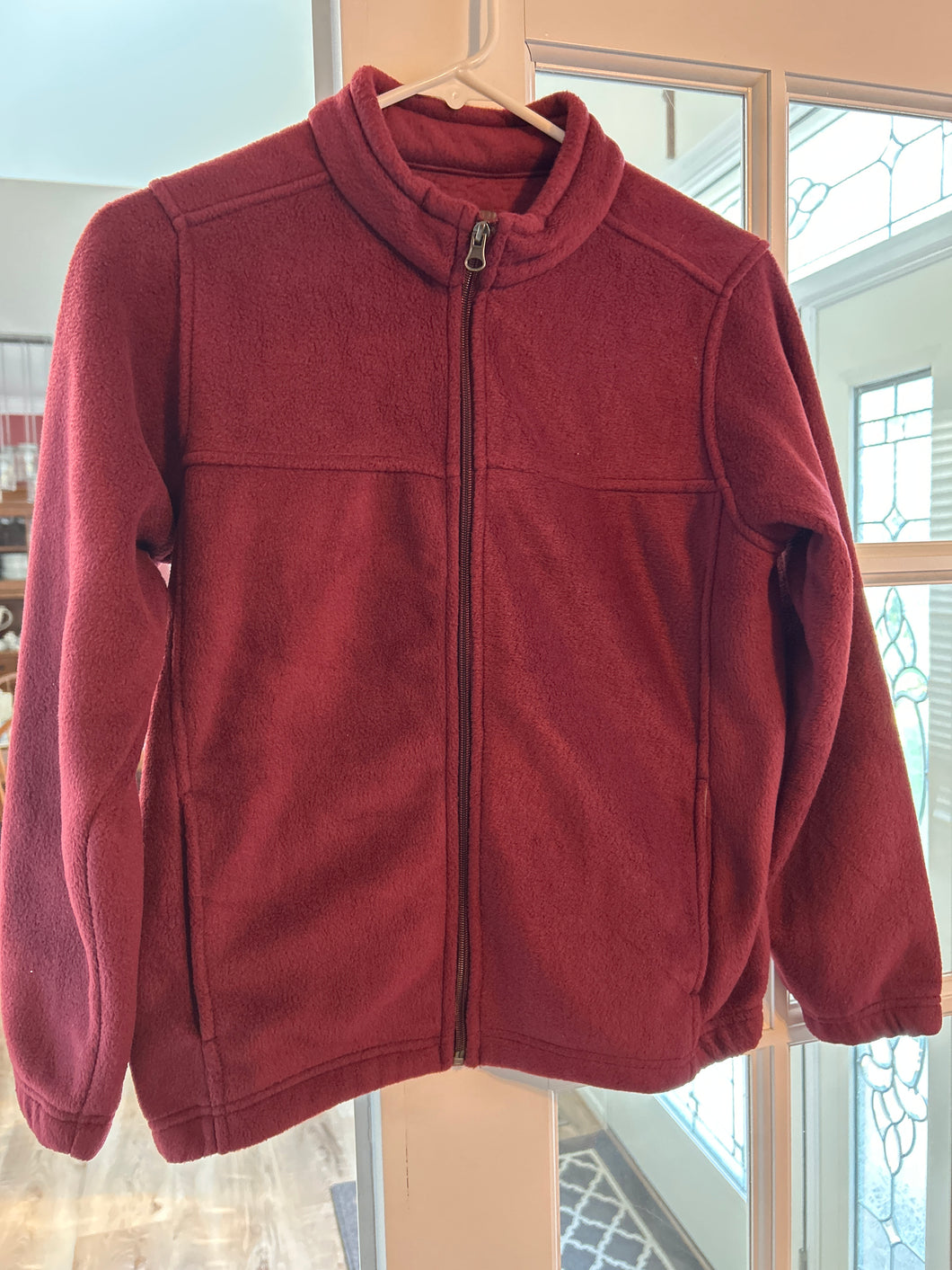 Reel Legends Jacket Red Full Zip Fleece - size Kids 10