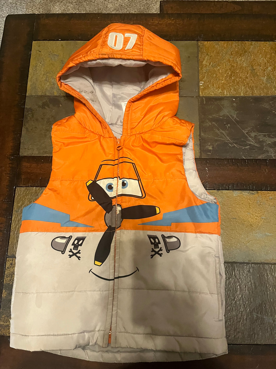 Disney Planes Hooded Vest - size 4T/4