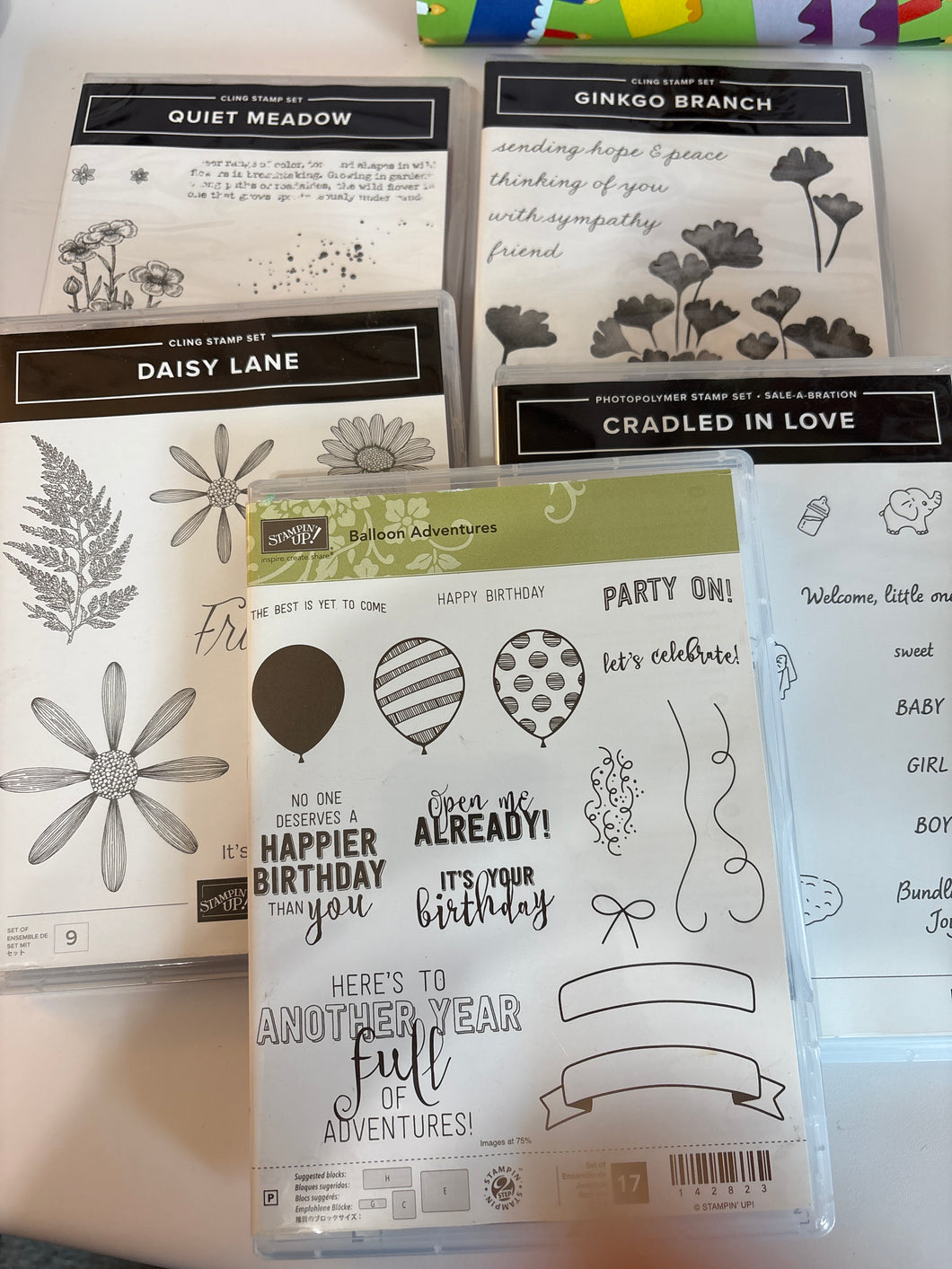 Stamps bday Flowers baby