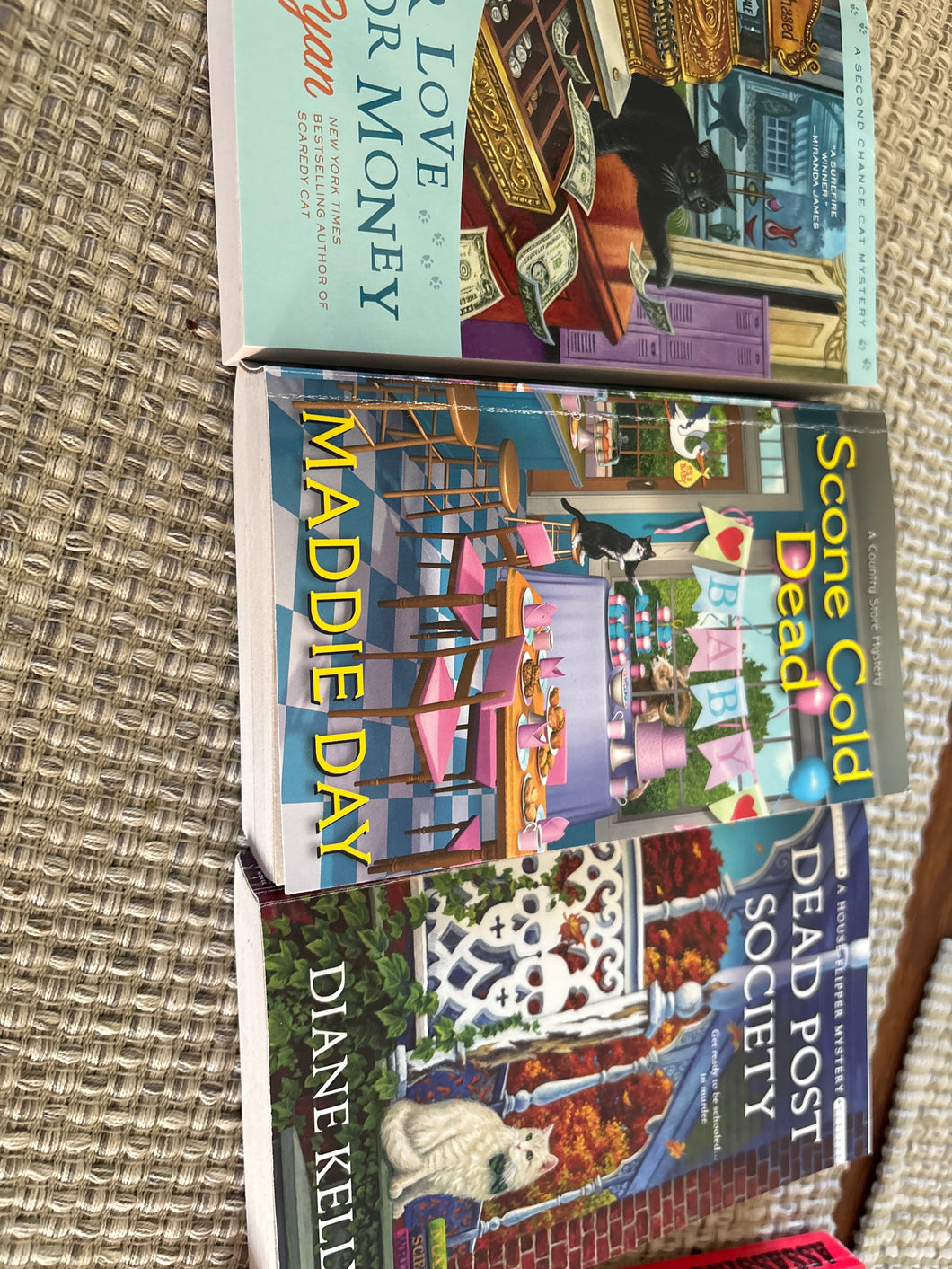 Set of 3 books Cat mystery