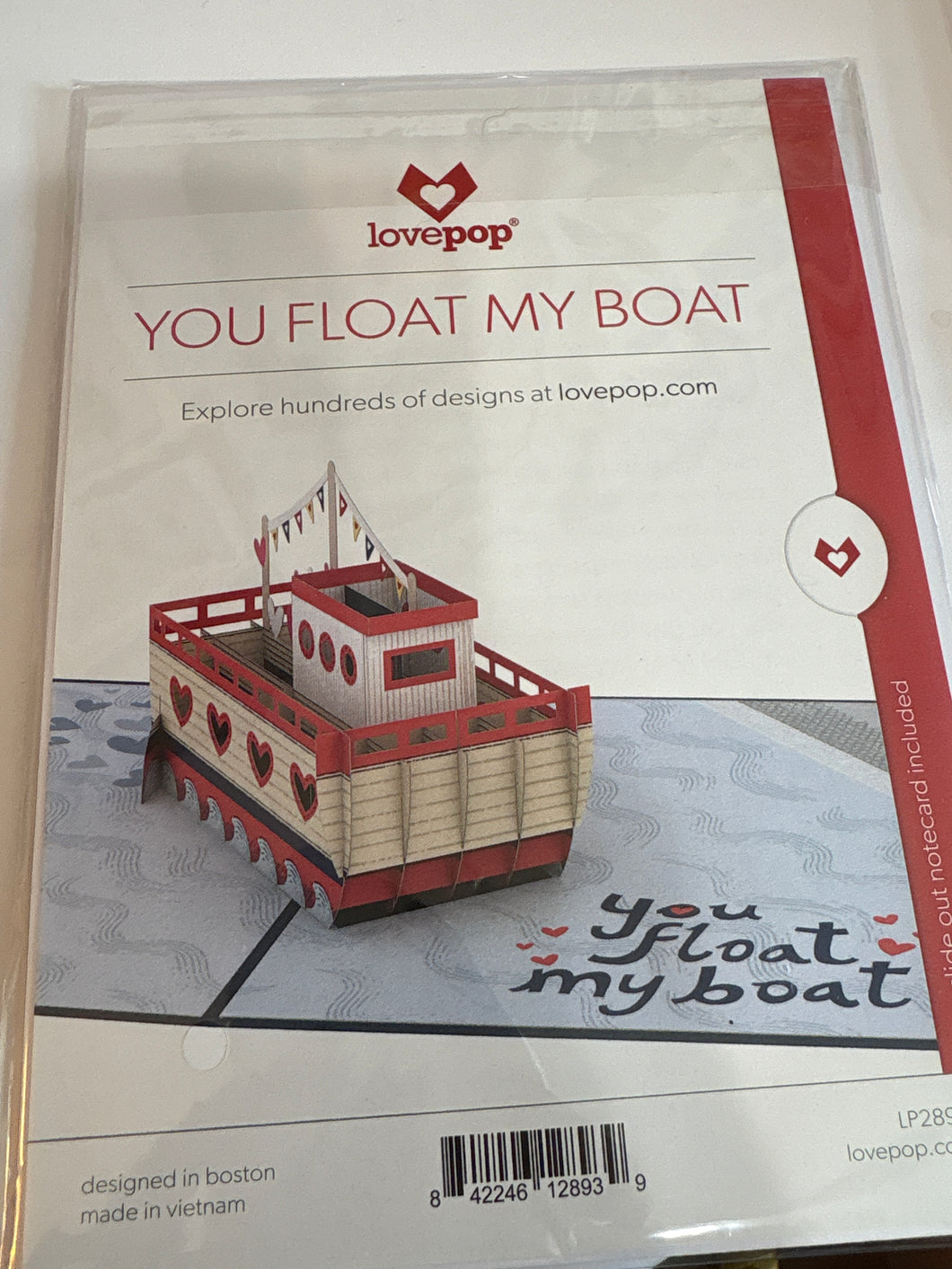 Love pop you float my New card