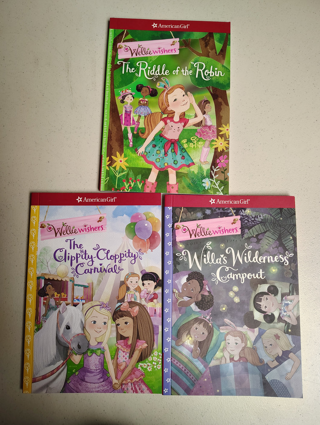 American Girl Books Wellie Wisher Books (3)