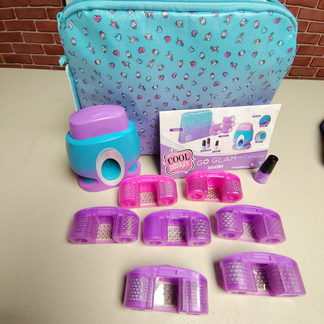 Go Glam Nail stamper 7 cartridges included