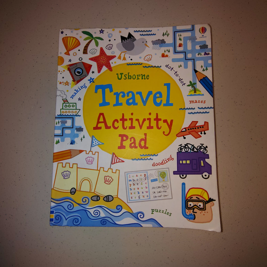 Usborne activity pad Travel