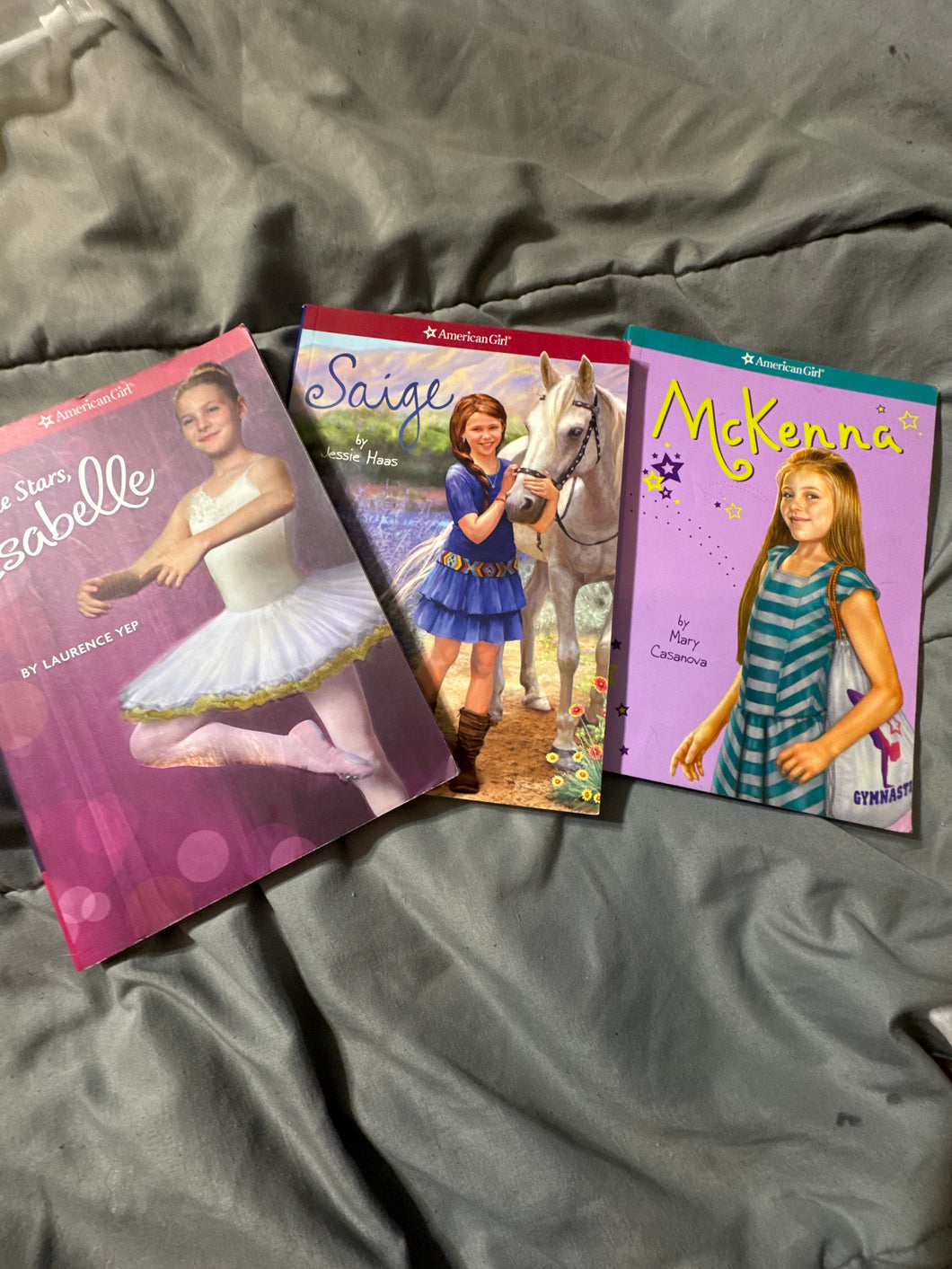 American Girl Books Isabelle,Saige&Mckenna