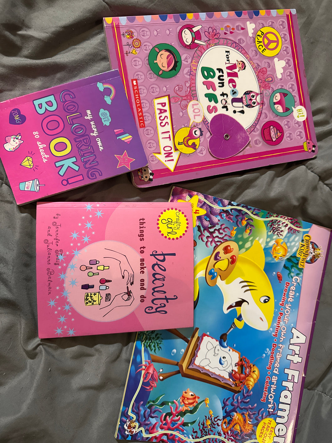 Girls Books -coloring - BFF& Beauty Books