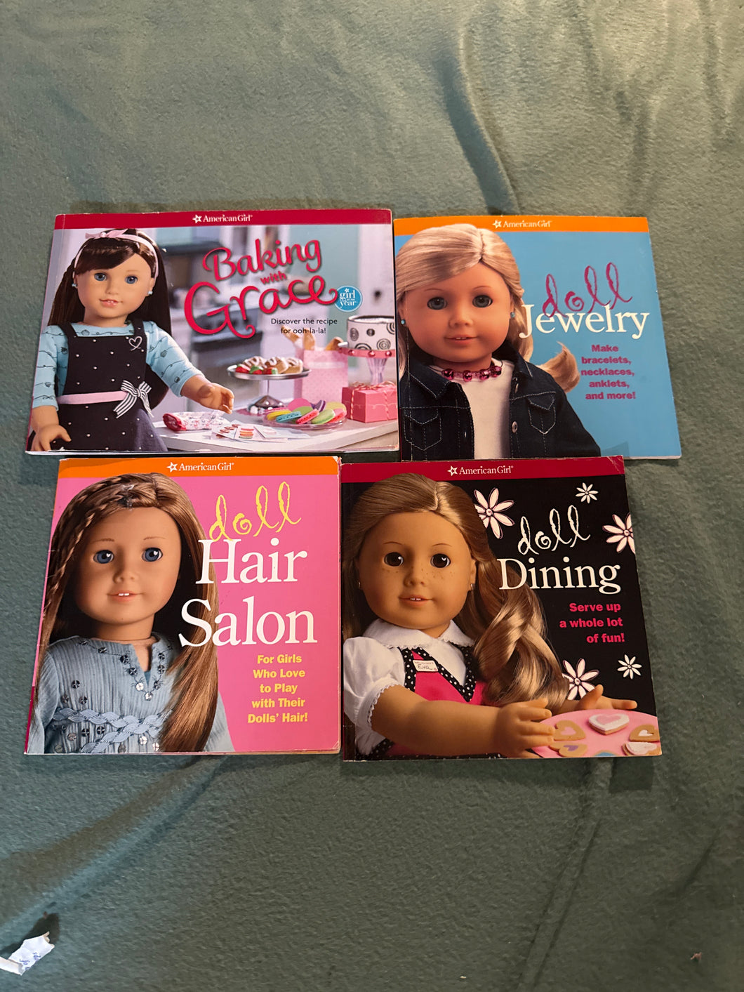 American girl books Baking with grace & Doll