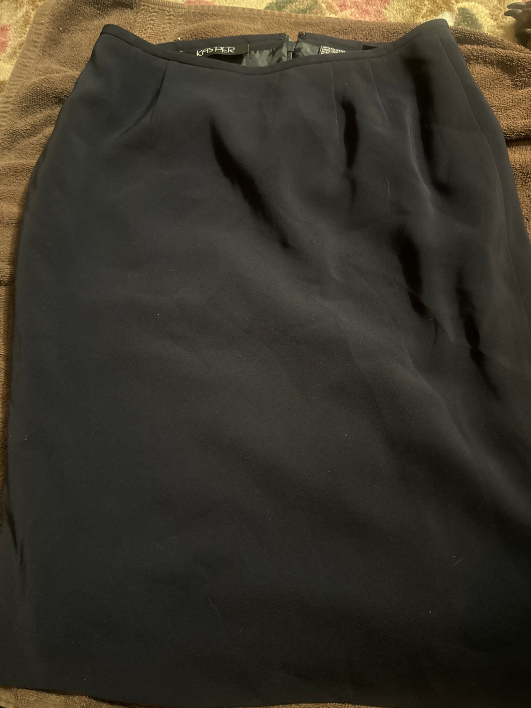 Kasper Navy Dress Skirt 4P - size Women S (4-6)