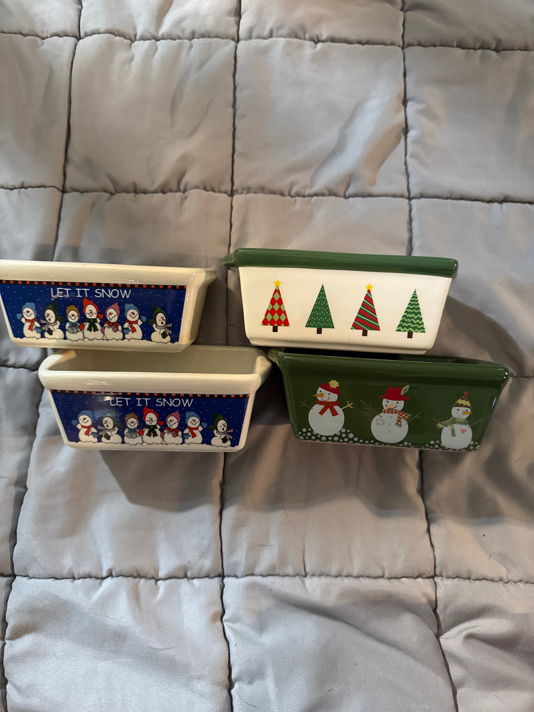 Xmas mini loaf pans Oven safe
