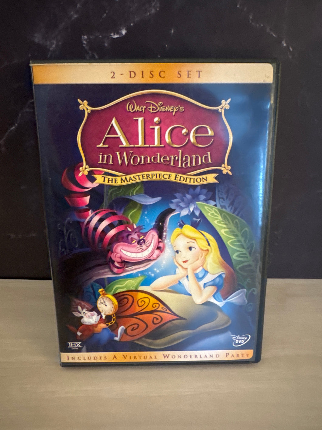 Disney Alice in Wonderla DVD 2 disc set