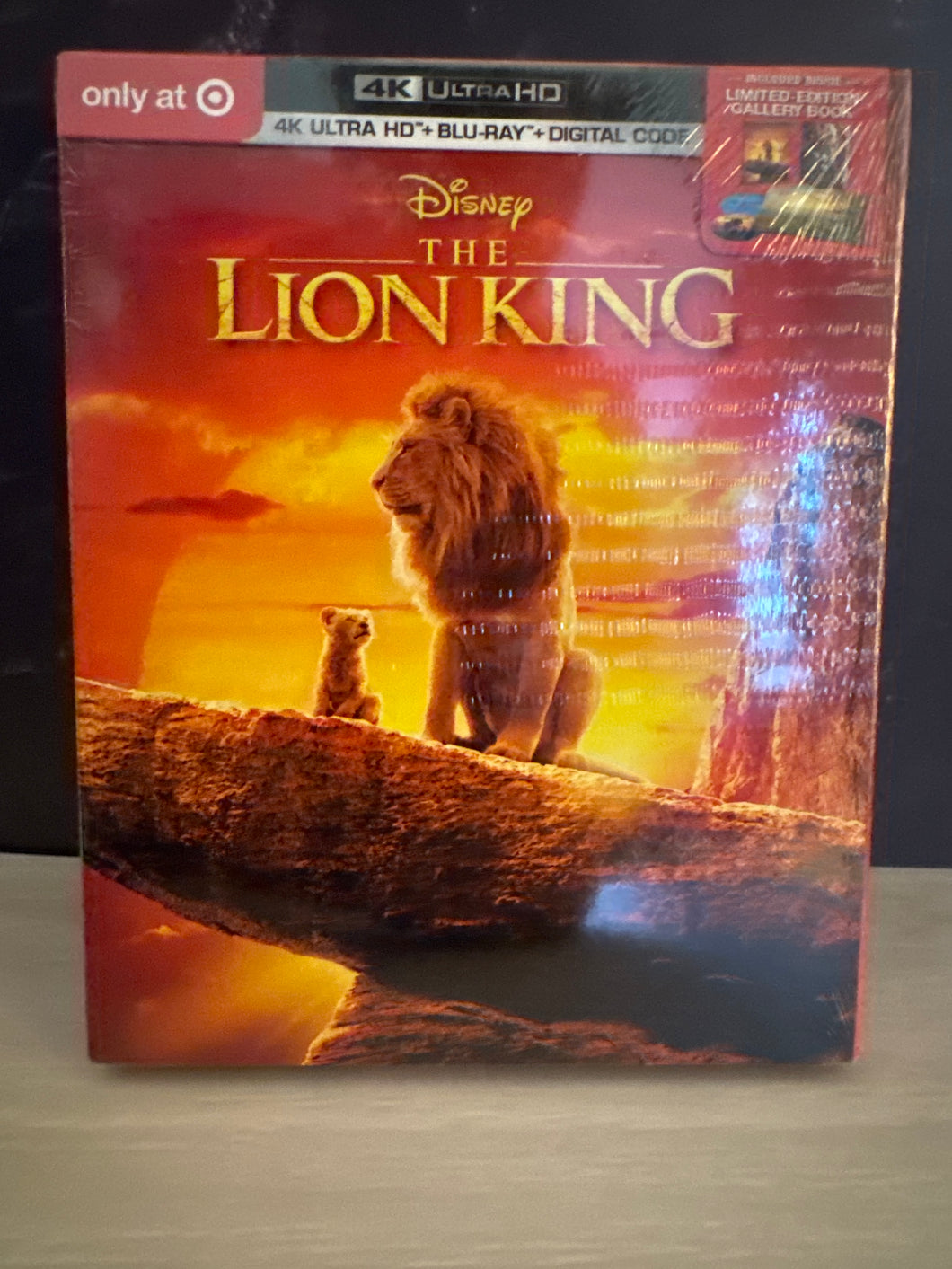 Disney Lion King 2019 New Sealed 4k/BluRay/Dig