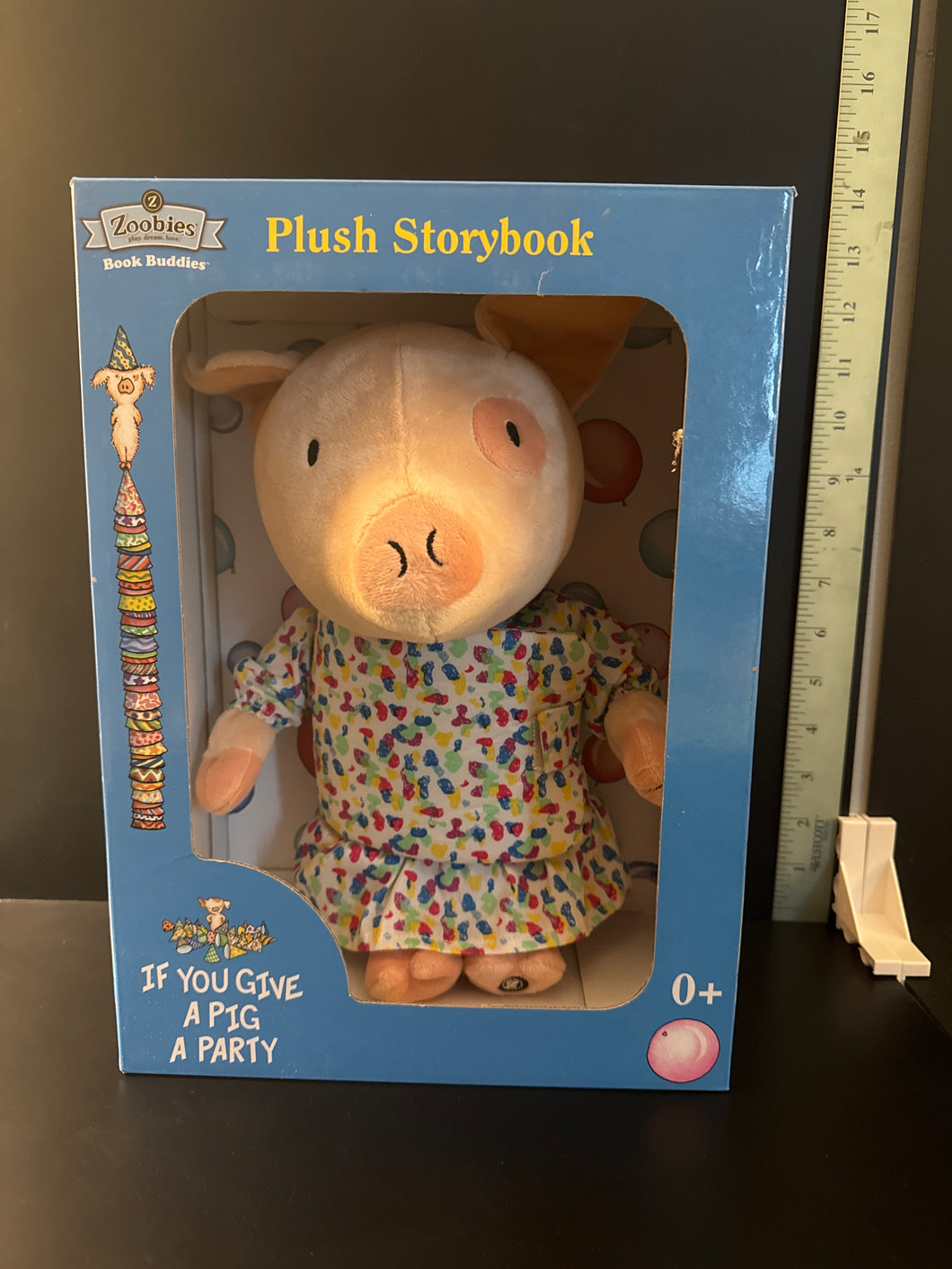 If You Give Pig a Party Plush storybook NEW