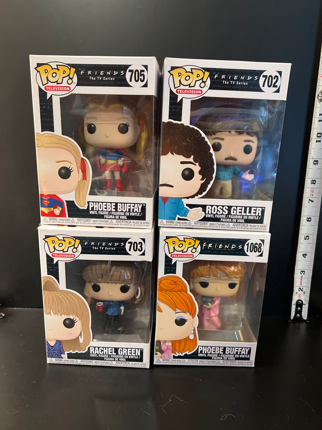 Funko Pop FRIENDS NIB Lot of 4