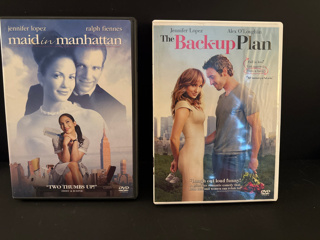 Jennifer Lopez 2 DVDs Maid Manhattan/Backup pl
