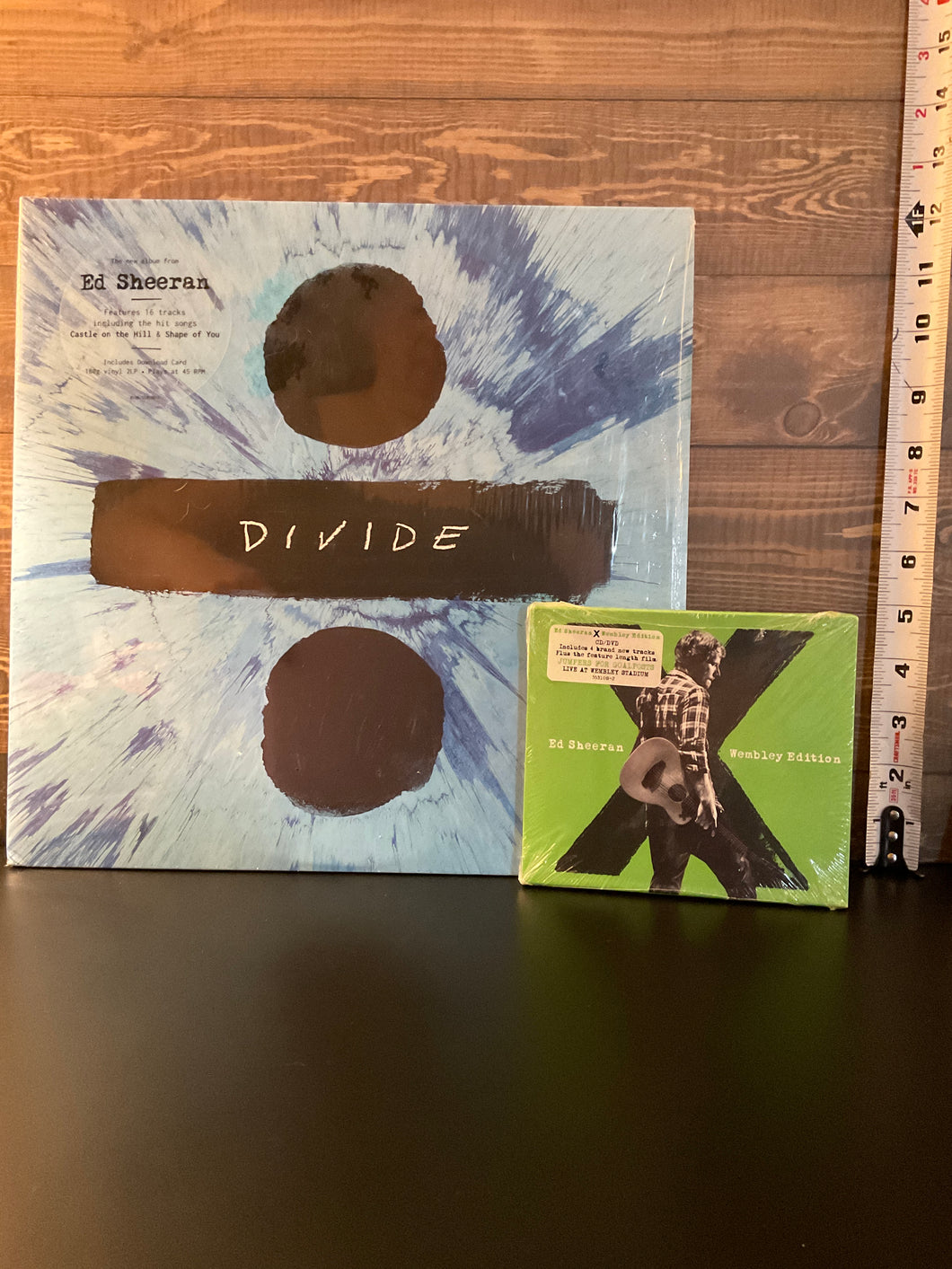 ED Sheeran LP & CD LP opened, CD new