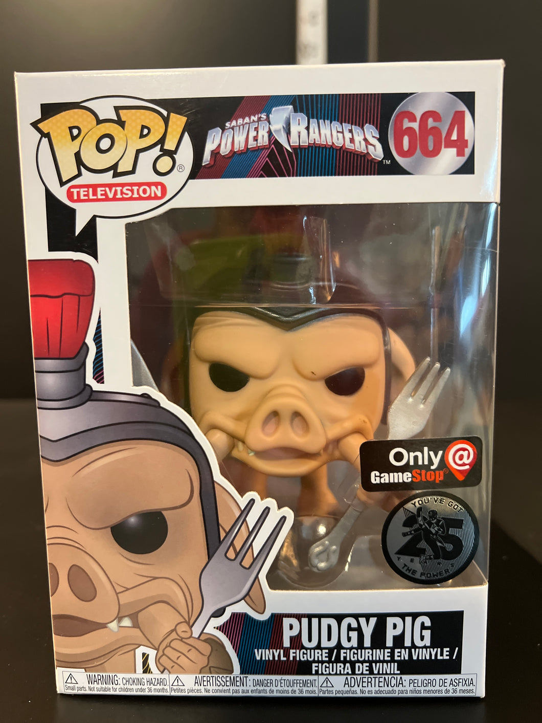 Funko Pop Power Rangers Pudgy Pig NIB