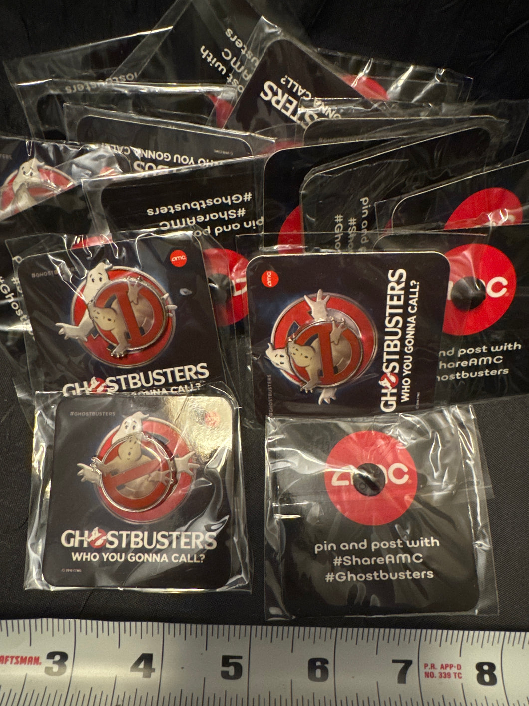 Ghostbusters movie pins AMC - 20, NIP