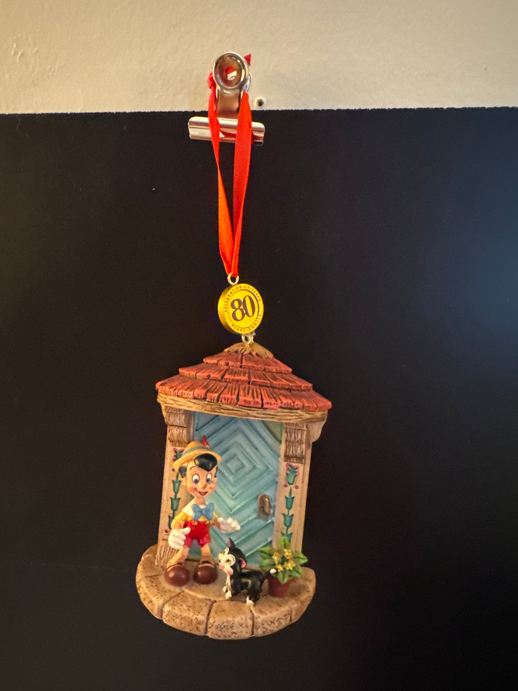 Disney Store Pinocchio 80th anniv ornament