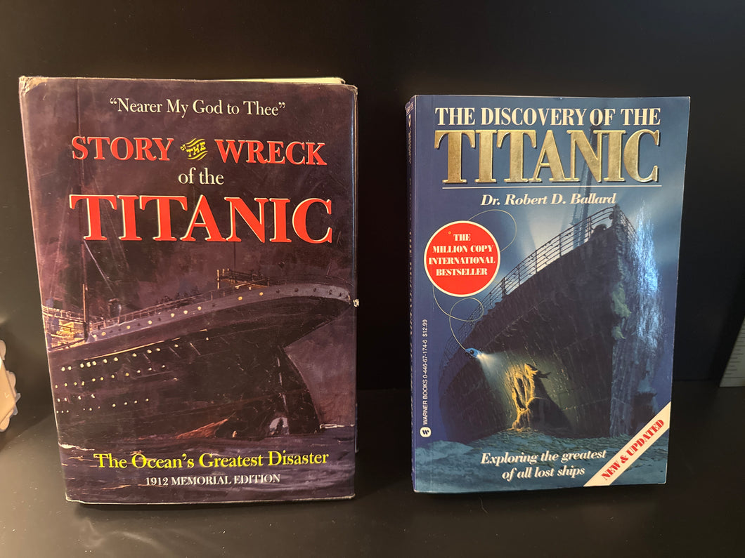 Titanic lot of 2 books