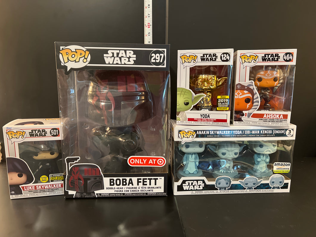 FUNKO POP STAR WARS NIB Lot of 5