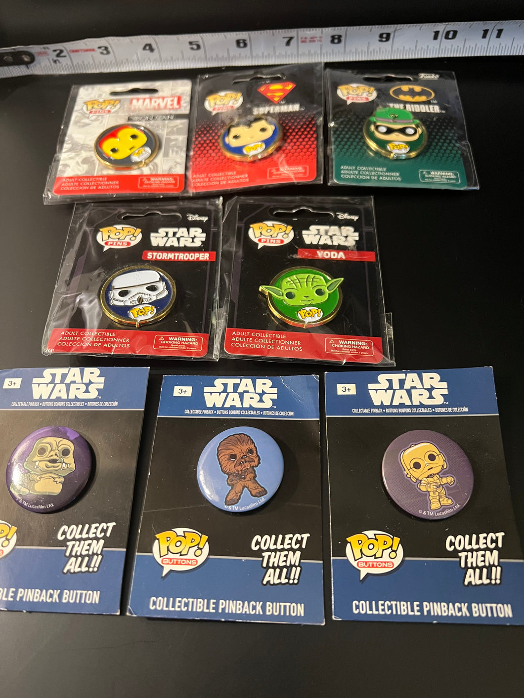 Funko Pop Pins NEW Lot of 8