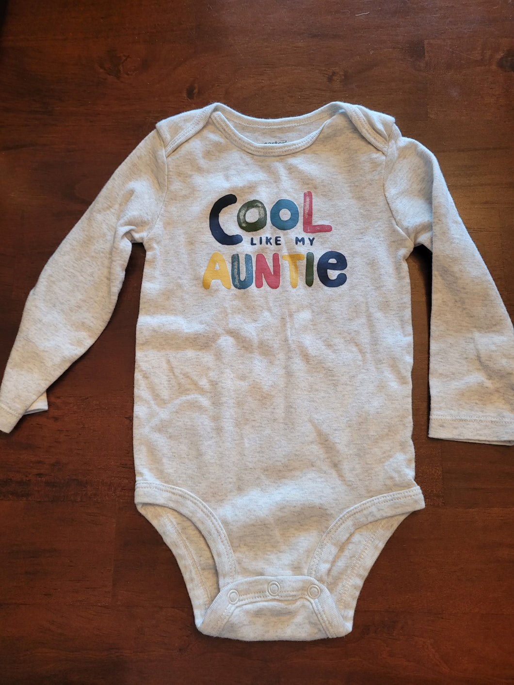 Cool like my auntie Onesie - size 18 Months