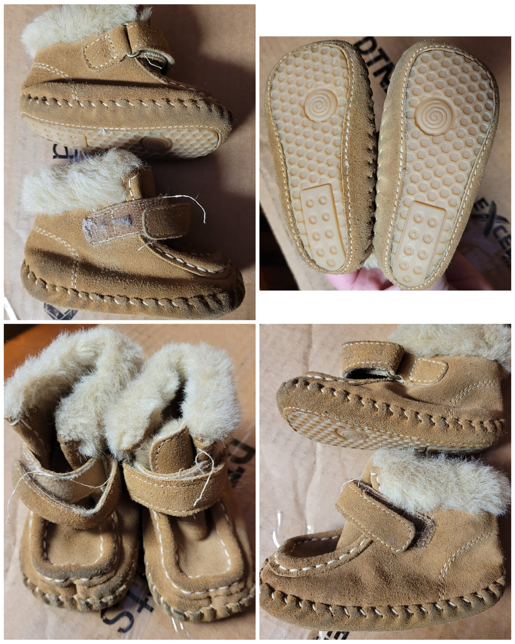 Brown boots - size Shoes-Baby 3